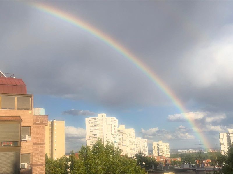 Rainbow over the west of Ireland